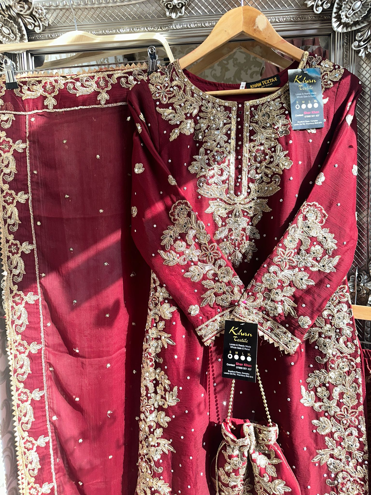 Long kameez & banarsi plazo suit